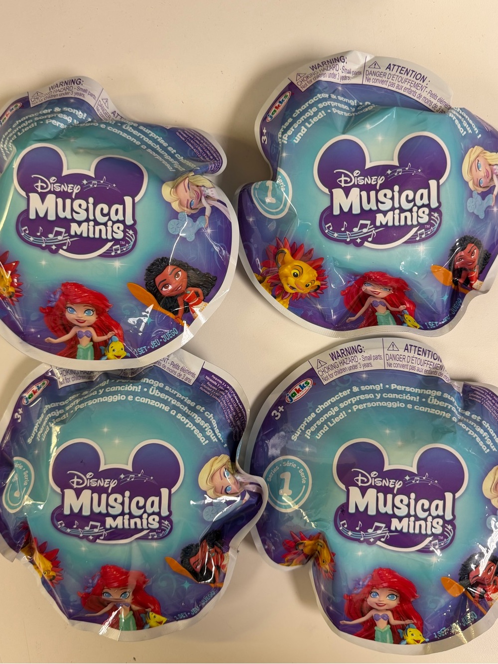 Disney Musical Minis Pack ( 4 total)